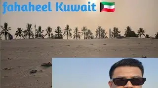 Kuwait Beach ⛱️ || Fahaheel beach || Al Kout Mall || Sea waves 🌊 #vlog #beautiful  #travel #kuwait