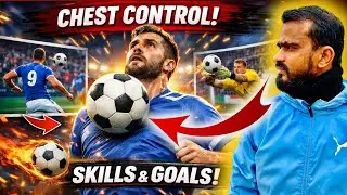 Chest Control skills|Best football skills|Football player|Football training #football #soccer 