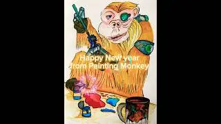 Happy New Year from Painting Monkey #miniature #miniaturewargaming #warhammer40k #miniaturegaming