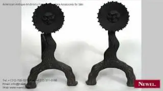 American Antique Andirons Federal Fireplace Accessories