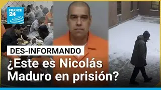¿Son reales las imágenes que muestran a Nicolás Maduro en la prisión de Nueva York?