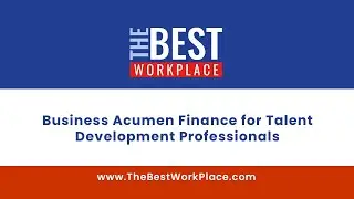 Business Acumen Finance for Talent Development Professionals