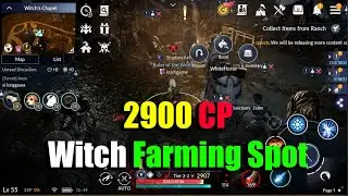 Black Desert Mobile 2900 CP Witch Farming Spot Testing