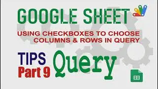 CHECKBOXES TO SELECT COLUMN AND ROWS IN QUERY