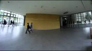 KCM-3911 Hemispheric Camera in School Lobby - Clip 1