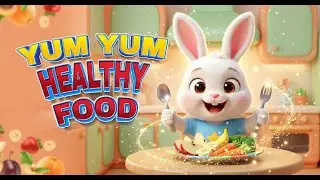 Yum Yum Healthy Food 🥕🍌 | Kids Song with Bunny CartoonBenny Bunny, baby bunny toddler age 3&ndash;4,