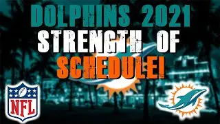 Miami Dolphins 2021 Strength Of Schedule! | 2022 Cap Space!