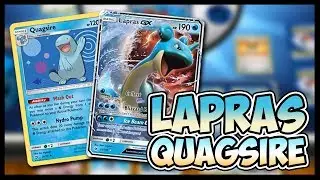B U S T E D  D E C K - Lapras GX / Quagsire - Pokemon TCG Gameplay