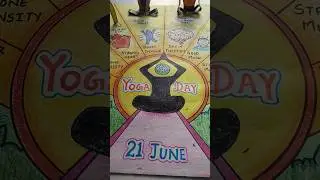 International Yoga Day Craft// Yoga Day Craft Ideas #yoga #yogacraft #yogacraftideas #yogaday