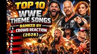🔥 Top 10 WWE Theme Songs Based on CROWD REACTION 🔥