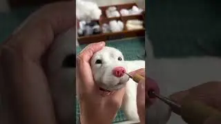 How to Create a Needle Felted Dog | Step-by-Step Tutorial by Maria Callary Toys
