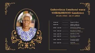 Guherekeza Umubyeyi wacu NYIRAKIMONYO Gaudence, kuwa 22/11/2023