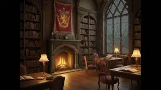 Gryffindor library sounds| Study Ambience |1Hours