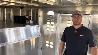Check out the upgrades on this 36&rsquo; Wilson Livestock Trailer 