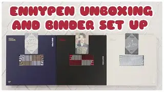 ✨ UNBOXING ENHYPEN BORDER CARNIVAL ALBUM (Up, Hype, Down, Weverse POB, Flip Through) & Binder Set Up