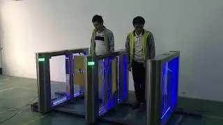 glass turnstile ,swing barrier,swing turnstile from RS Security Co.,Ltd