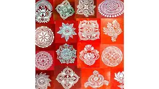 2025 এর কিছু আলপনা /Different types alpona design photo /Bengali style alpona design idea #alponaart