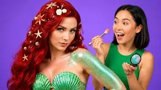 MAKEOVER Estremo da SIRENA! TRUCCHI e Gadget di Bellezza per CREATURE Subacquee di La La Vita