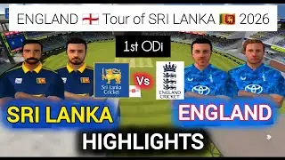 Sri Lanka vs England 1st ODi Highlights | sl 🇱🇰 vs 🏴󠁧󠁢󠁥󠁮󠁧󠁿 eng 2026 |