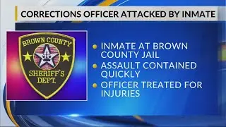 Brown County inmate allegedly assaults correctional officer