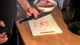 Messer Test. K&uuml;chenmesser Santoku n690.
