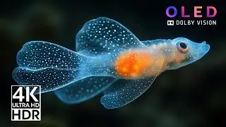 Amazing Marine Life 4K Ultra HD 60fps Ocean | Dolby Vision HDR & Relaxing Music