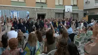 Una banda azul para dar por finalizada la ESO en 'La Inmaculada'