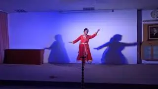 A short dance at the celebration of ( हिंदी दिवस) 