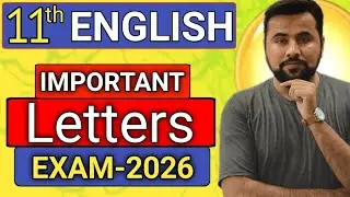 11th class English important letters🔥| How to write a letter in English | Exam 2026