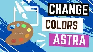 How do I change the color scheme in Astra?