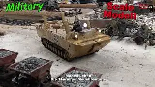 German Land Wasser Schlepper als Scale Nachbau - Milit&auml;rfahrzeug WWII