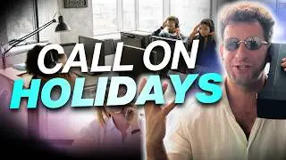 How does cold calling and outreach work over the holidays?