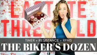 THE BIKER'S DOZEN | 30 Minute Spin Class &bull; HIIT Cycling Workout to Improve Lactate Threshold