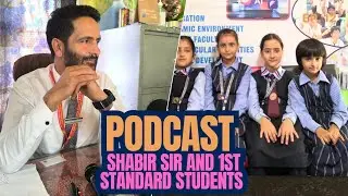Podcast with 1st class students at IEI D H Pora