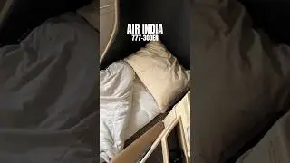Business Class on AIR INDIA 777-300ER from New York JFK to Mumbai #shorts #airindia #boeing #mumbai