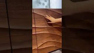 The highly praised American Black Walnut Sideboard features wave-like wood grain with