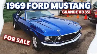 FOR SALE 1969 Ford Mustang 351c 4 Speed Manual &ldquo;Midnight Pony&rdquo; | FULL WALKTHROUGH