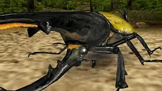 [アーケード] 甲虫王者ムシキング - ヘルクレスオオカブト VS 改造甲虫｜2006セカンド Mushiking