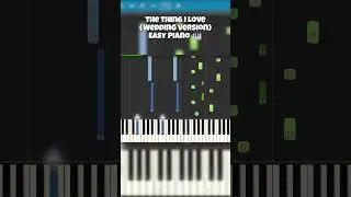 The Thing I Love &ndash; Easy Piano (MAX & Andy Grammer) 🎹 #shorts