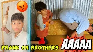 Aaj ma na apne bhai ke saath ek zabardast prank kiya 😜