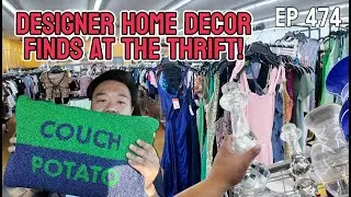 Designer Home Decor Finds at the Thrift Ep 474
