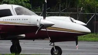 TI-BGC PIPER PA-34-220T SENECA V / ATERRIZAJE Y DESPEGUE DE CARMONAIR CHARTER