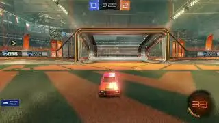 using the new GOLD CRUSH boost in Rocket League