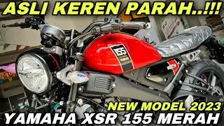 YAMAHA XSR 155 2023 MERAH HITAM