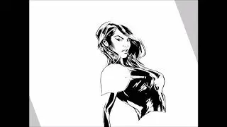 Digital Inking on Terry Dodson's Pencil Cover Art