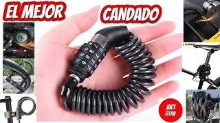 El mejor candado para asegurar tu bicicleta en cualquier momento y lugar. Candados Anti robos 🚴