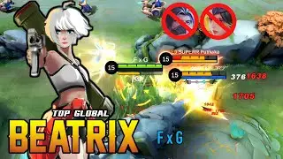 Playing With All 4 Weapons! Beatrix Top Global 2023 By F x G - Mlbb