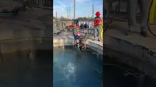 Driver has completed the task#ndt #udt #oceancorp #diving #underwater #welding #school #houston