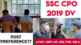 SSC CPO DV 2019 PSYCHO_PSC SSC CAPF SI 2019 DOCUMENT VERIFICATION  SSC KKR
