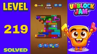 Unblock Jam Level 219 Walkthrough Solution